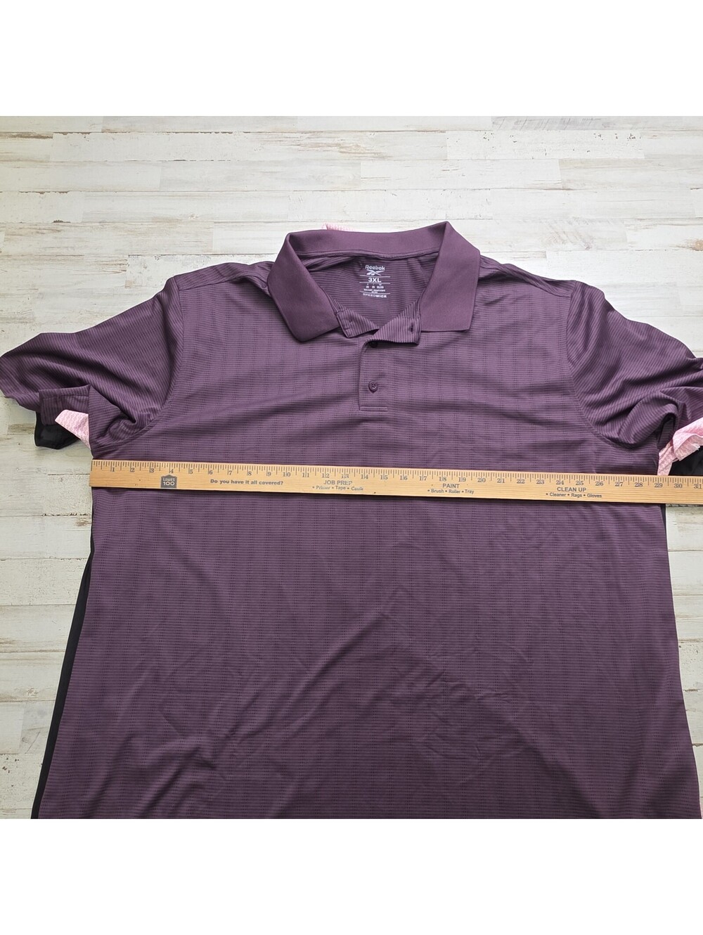 Lot of 3 Men's 3XL Wicking Golf Polo Casual Shirts Adidas Reebok Ben Hogan - Picture 6 of 6